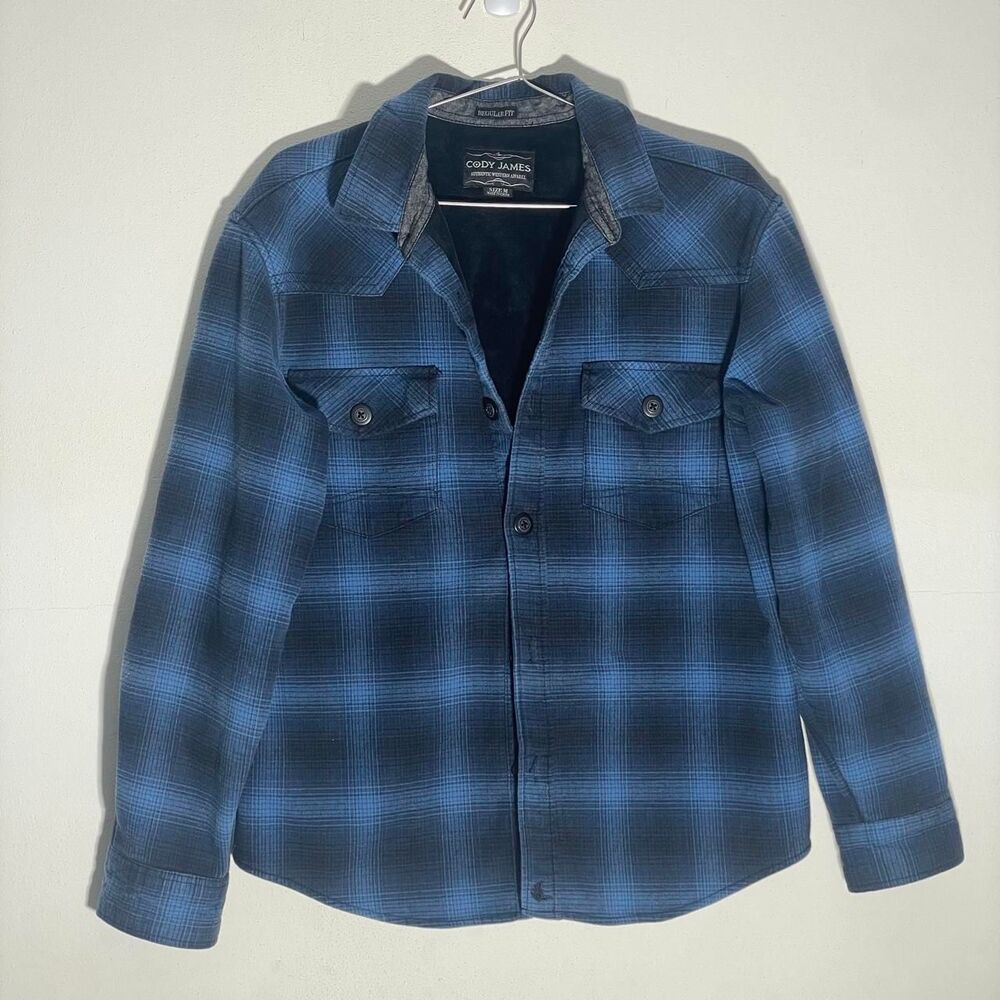 Cody James Men's Blue and Navy Shirt